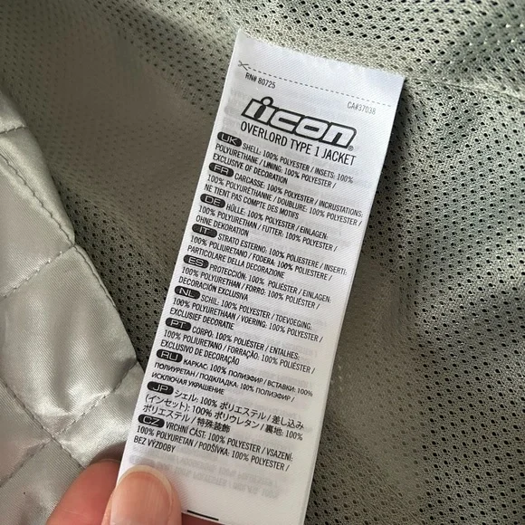 Women’s Icon Overlord Motorcycle Jacket - Picture 14 of 14